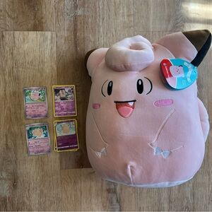 Pokémon Clefairy Lot: Cards and Plush